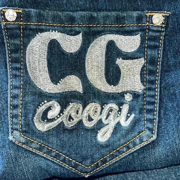 COOGI CG Women's Vintage Blue Denim Jeans Pants
Straight Leg Skinny Size 11/12| - Picture 3 of 15